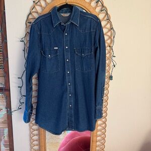 Vintage Carhartt Blue Denim Shirt